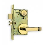 Omnia Contemporary Lever Mortise Lockset