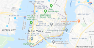 Locksmith in Lower Manhattan areas by map 