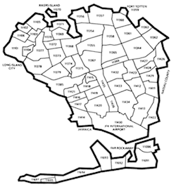 Northwestern Queens Locksmith by areas map