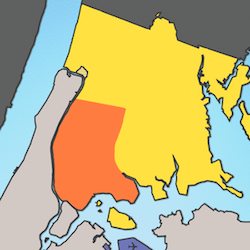 Locksmith Services by areas South Bronx map