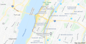 Locksmith in Washington Heights New York NY by map