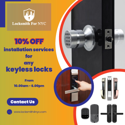 Locksmith Coupons in Queens - keyless locks installation service