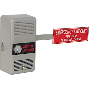 Exit door alarm lock