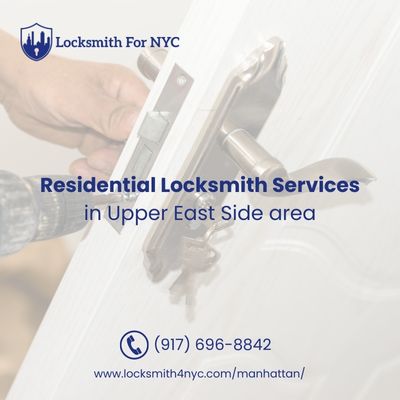 Residential Locksmith Services in Upper East Side area